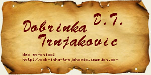 Dobrinka Trnjaković vizit kartica